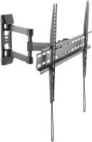 Кронштейн для телевизора Ultramounts UM879 черный 37"-70" макс.35кг настенный поворотно-выдвижной и наклонный