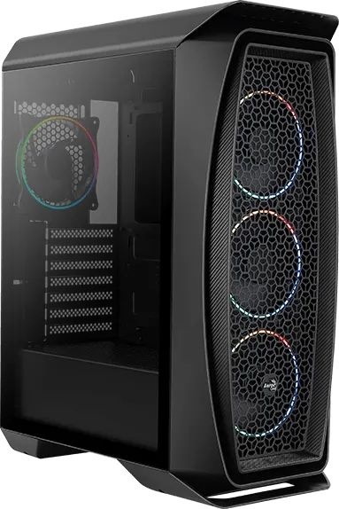 Корпус Aerocool Aero One Eclipse-G-BK-v1 черный без БП ATX 4x120mm 2x140mm 2xUSB3.0 audio bott PSU