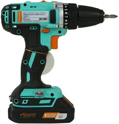 Дрель-шуруповерт Sturm! CD3620 аккум. патрон:быстрозажимной (кейс в комплекте)