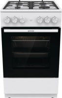 Плита Газовая Gorenje GG5A11WF белый (без крышки) реш.чугун