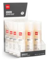 Клей-карандаш Deli 53409 21гр полимерная смесь дисплей пластиковый