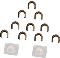 Комплект бушингов Cet CET6375R (RM1-6319-Bushing) для HP LJ Ent P3015/M521 резинового вала (упак.:2шт)