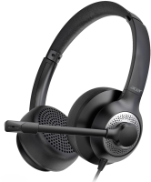 Наушники с микрофоном Acer OHW309 черный 1.6м накладные USB (ZL.HDSEE.004)