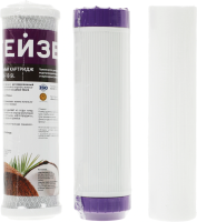 Комплект картриджей Гейзер С-1 для проточных фильтров ресурс:7000л (упак.:3шт)