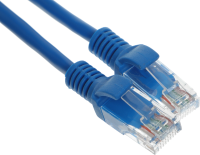 Патч-корд PP12-1.5M/B 1000G UTP 4 пары cat5E CCA molded 1.5м синий RJ-45 (m)-RJ-45 (m)
