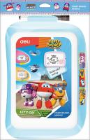 Доска магнитно-маркерная Deli EH50002 Super Wings магнитно-маркерная лак синий 20.5x28.6см пластик рама