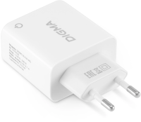 Сетевое зар./устр. Digma DGWC-2U-3A-WG 15W 2.1A+1A 2xUSB универсальное белый