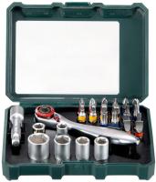 Набор бит и головок Metabo 626701000 (26пред.) для шуруповертов/дрелей