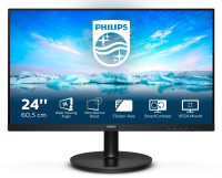 Монитор Philips 23.8" 241V8L(00/01) черный VA LED 16:9 HDMI матовая 250cd 178гр/178гр 1920x1080 75Hz VGA FHD 3.03кг