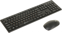Клавиатура + мышь Оклик 240M клав:черный мышь:черный USB беспроводная slim Multimedia (1091253)