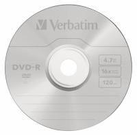 Диск DVD-R Verbatim 4.7Gb 16x Cake Box (50шт) (43548)