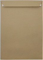 Пакет почтовый Silwerhof Eco 381227.25 C4 229x324мм силиконовая лента крафт 130г/м2 (pack:25pcs)