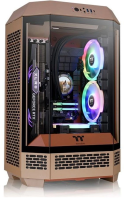 Корпус Thermaltake The Tower 300 Gravel Send коричневый без БП mATX 8x120mm 6x140mm 2xUSB3.0 audio bott PSU