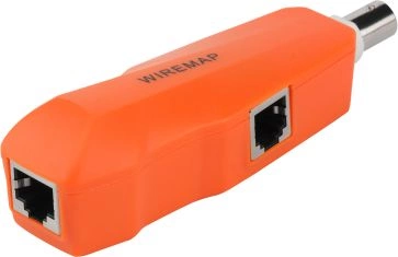 Тестер кабельный Lanmaster LAN-PRO-L/TPK-POE-8R для кабельного тестера (упак:1шт) оранжевый