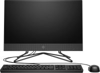 Моноблок HP 200 G4 21.5" Full HD i5 1235U (1.3) 8Gb SSD512Gb Iris Xe DVDRW CR Free DOS GbitEth WiFi BT 65W клавиатура мышь Cam черный 1920x1080