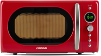 Микроволновая Печь Hyundai HYM-D3037 20л. 700Вт красный/серебристый