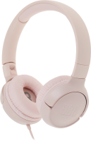 Гарнитура накладные JBL Tune 500 1.187м розовый проводные оголовье (JBLT500PINK)