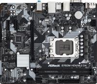 Материнская плата Asrock B760M-HDV/M.2 D4 Soc-1700 Intel B760 2xDDR4 mATX AC`97 8ch(7.1) GbLAN RAID+VGA+HDMI+DP