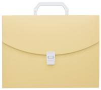 Портфель Бюрократ Pastel PASTPP01YEL 1 отдел. A4 пластик 0.7мм желтый