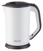 Чайник электрический Galaxy GL 0318 1.7л. 2000Вт белый/черный (корпус: нержавеющая сталь/пластик)
