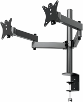 Кронштейн для мониторов Holder MDS-SU203-B черный 13"-32" макс.8кг настольный поворот и наклон верт.перемещ.