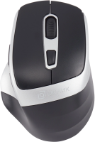 Мышь Оклик 516MW черный/серебристый оптическая (1600dpi) silent беспроводная BT/Radio USB для ноутбу