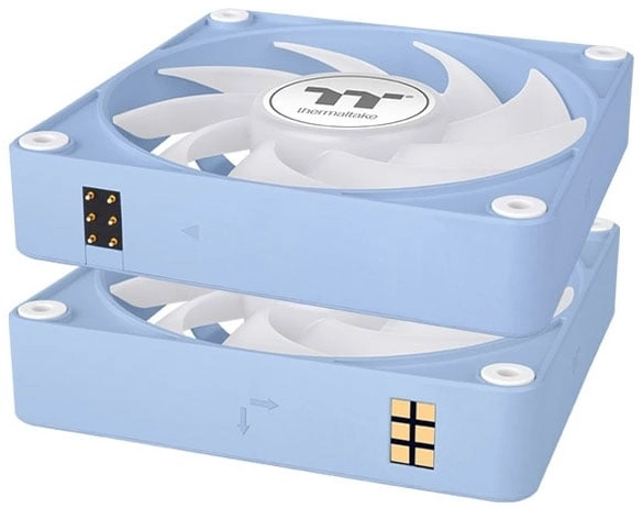 Вентилятор для корпуса Thermaltake CT140 EX Sync Hydrangea ARGB 140х140x25 синий 4-pin 30.7дБ (упак.:3шт) (CL-F197-PL14BU-A) Ret