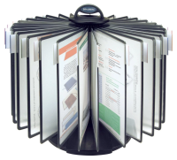 Демосистема Brauberg 231237 для рекламных материалов пластик настольная серый/чёрный 30п