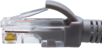 Патч-корд Suprlan 10-0143 UTP RJ-45 вил.-вилка RJ-45 кат.5E 2м серый LSZH 26AWG
