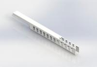 Кабельный органайзер горизонтальный NT CO-H.CM G 218744 односторонний пальцы 1U шир.:19" глуб.:71мм