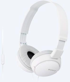 Наушники накладные Sony MDR-ZX110LP 1.2м белый проводные оголовье (MDR-ZX110LP/W)