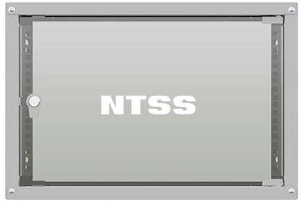 Шкаф коммутационный NTSS LIME (NTSS-WL6U5535GS) настенный 6U 550x350мм пер.дв.стекл несъемн.бок.пан.