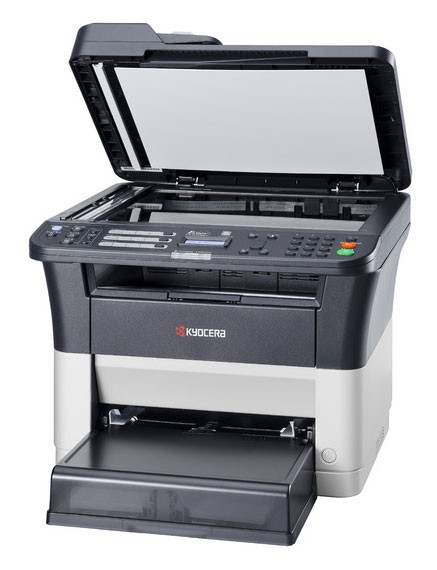 МФУ лазерный Kyocera FS-1125MFP (1102M73RU0/1102M73RUV) A4 Duplex белый/черный