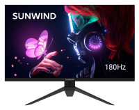 Монитор SunWind 27" SUN-M27BG130 черный VA 3ms 16:9 HDMI матовая 350cd 178гр/178гр 2560x1440 165Hz G-Sync VGA DP FHD 4.9кг