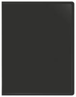 Папка с 60 прозр.вклад. Buro -ECB60BLACK A4 пластик 0.7мм черный