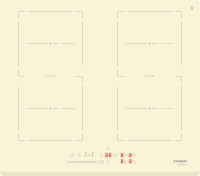 Индукционная варочная поверхность Hyundai HHI 6786 BE бежевый