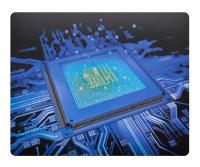 Коврик для мыши Buro BU-R51768 Мини рисунок/процессор 220x180x2мм