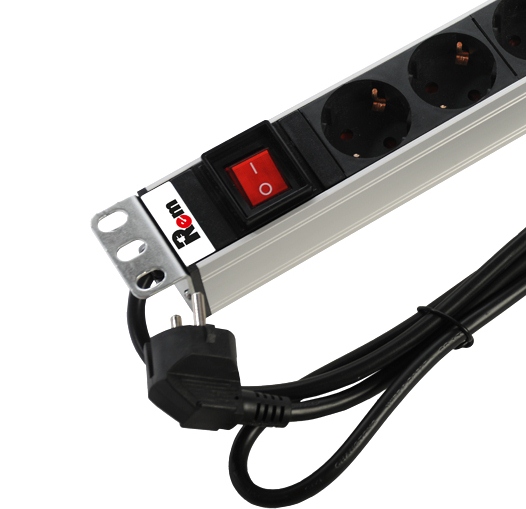 Блок распределения питания Rem R-16-8S-V-440-1.8 гор.размещ. 8xSchuko базовые 16A Schuko 1.8м