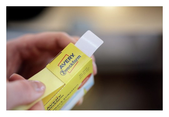 Этикетки Avery Zweckform 3833 50x19мм 250шт на листе/70г/м2/белый самоклей. универсальная (упак.:1рул)