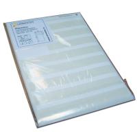 Маркер Lanmaster самоламинирующийся LAN-MCL-12X10X7 12.5x10мм полиэстр (упак:128шт) для лазерных принтеров белый