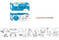 Ролик самоклеящийся для раскрашивания Stick`n 29007 100x2430мм 1цв.в упак. море