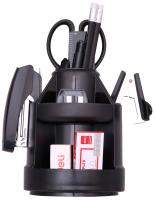 Настольный набор Deli E38250A (15 предметов) пластик черный