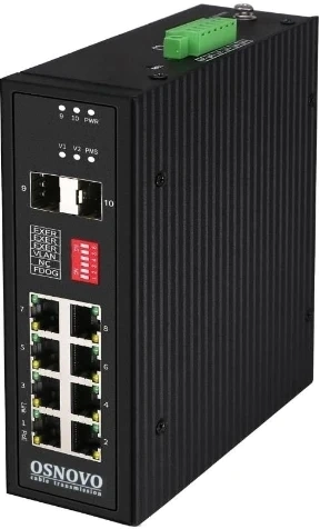 Коммутатор Osnovo SW-70802/I 2SFP неуправляемый