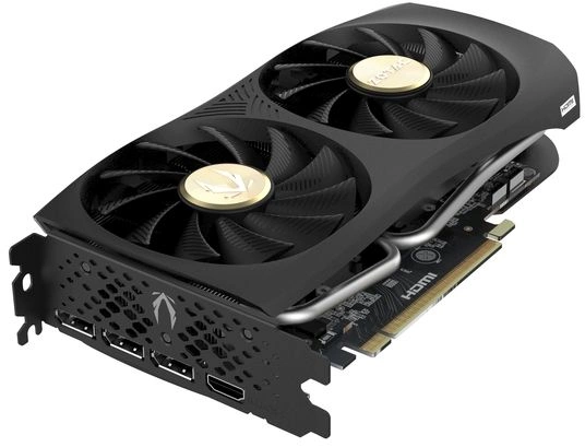 Видеокарта Zotac PCI-E 4.0 RTX 4060 Ti AMP NVIDIA GeForce RTX 4060TI 16Gb 128bit GDDR6 2595/18000 HDMIx1 DPx3 HDCP Ret