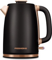 Чайник электрический Редмонд KM240 1.7л. 2200Вт черный/бронзовый корпус: нерж.сталь
