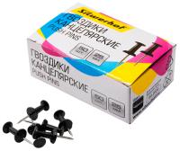 Гвоздики Silwerhof 502019 металл l=25мм черный (упак.:50шт) картонная коробка