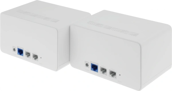 Бесшовный Mesh роутер Mercusys Halo H90X(2-pack) AX6000 10/100/1000BASE-TX белый (упак.:2шт)