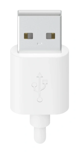 Автомобильное зар./устр. Hama H-183291 1A для Apple кабель Apple Lightning белый (00183291)