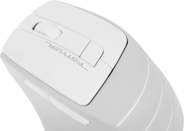 Мышь A4Tech Fstyler FG30S белый/серый оптическая (2000dpi) silent беспроводная USB (6but)