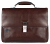Портфель Piquadro Blue Square CA3111B2/MO коричневый натур.кожа